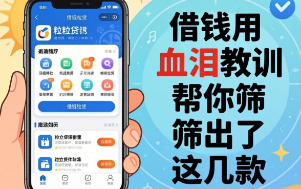 类似微粒贷一样的借钱软件，我用血泪教训帮你筛出了这几款