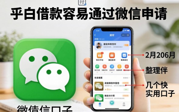 哪个平台借款容易通过微信申请？整理了几个实用的口子