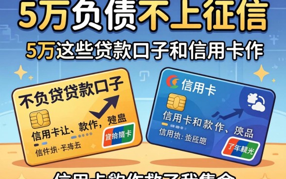 我借了5万负债不上征信,这些贷款口子和信用卡软件救了我一命