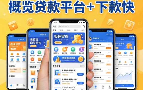 手机贷款平台下款快，概览五个极速审核的网贷软件