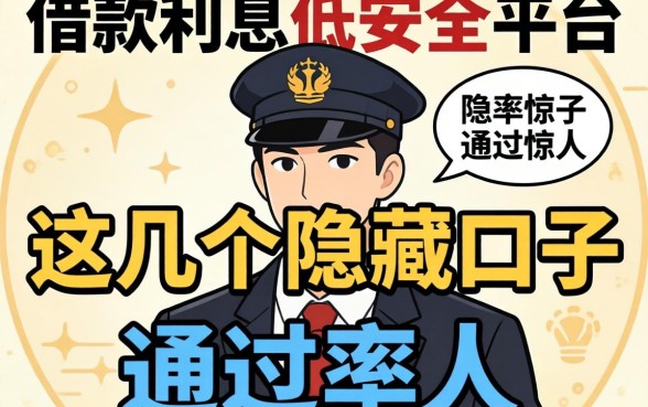 揭秘什么借款利息低最安全平台，这几个隐藏口子通过率惊人