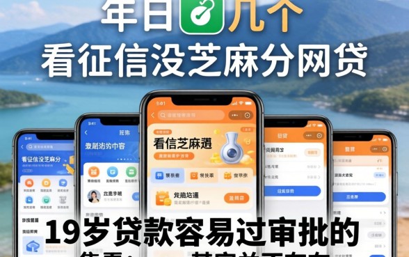我试了几个不看征信没芝麻分的网贷，19岁贷款容易过审批的app其实并不存在