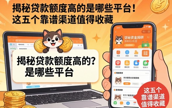 急需大额资金周转?揭秘贷款额度高的是哪些平台的,这五个靠谱渠道值得收藏