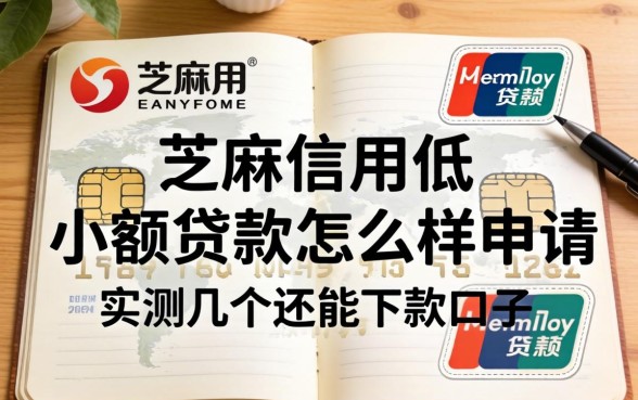 芝麻信用低小额贷款怎么样申请?实测几个还能下款的口子