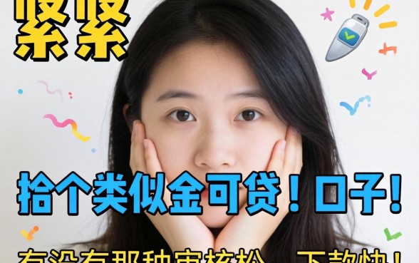 手头紧想找个类似金可贷的口子，有没有那种审核松、下款快的平台推荐？