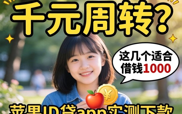 急需千元周转?这几个适合借钱1000的苹果ID贷app实测下款
