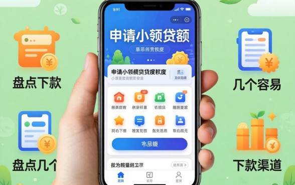 手机审请小额贷款额度，盘点几个容易下款的渠道