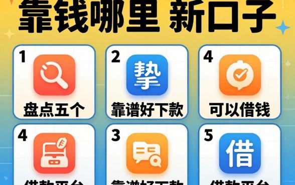 急需用钱哪里有新口子可以借钱？盘点五个靠谱好下款的借款平台