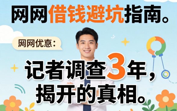 网上借钱避坑指南：记者调查3年，揭开的真相