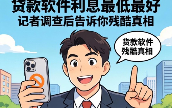 什么贷款软件利息最低最好？记者调查后告诉你残酷真相