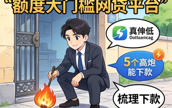 求一个额度大门槛低的网贷平台,梳理5个高炮能下款的平台