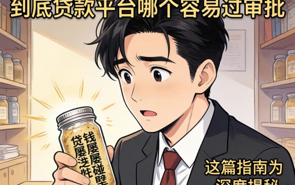 急需用钱却屡屡碰壁？到底贷款平台哪个容易过审批，这篇指南为你深度揭秘