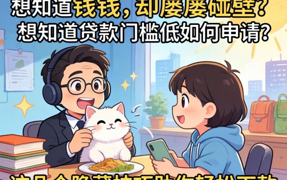 急需用钱却屡屡碰壁？想知道贷款门槛低如何申请？这几个隐藏技巧助你轻松下款