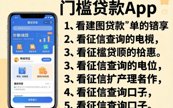 无门槛的贷款app有哪些，罗列五个不看征信查询的口子