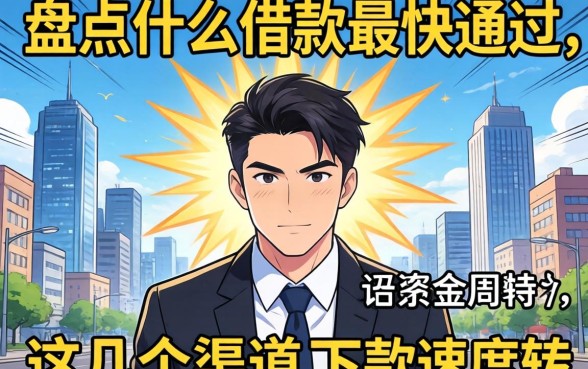 急需资金周转？盘点什么借款最快通过，这几个渠道下款速度惊人