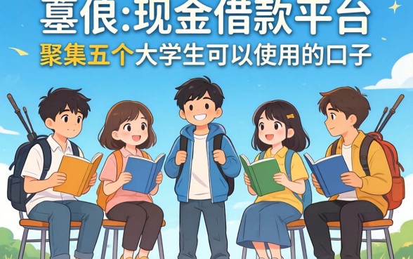 门槛低的现金借款平台，归集五个大学生可以使用的口子