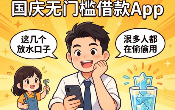 国庆无门槛借款app:这几个放水口子很多人都在偷偷用