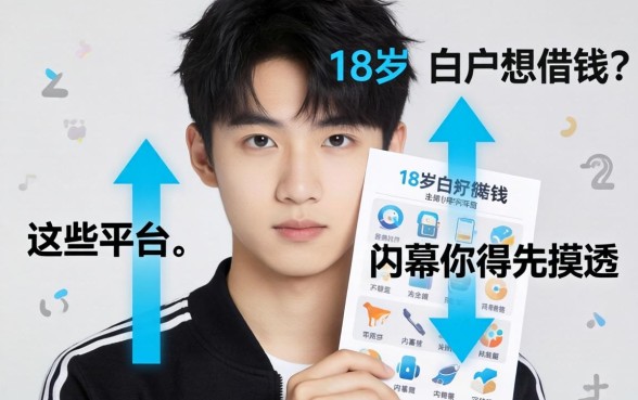 刚满18岁白户想借钱？这些平台和内幕你得先摸透