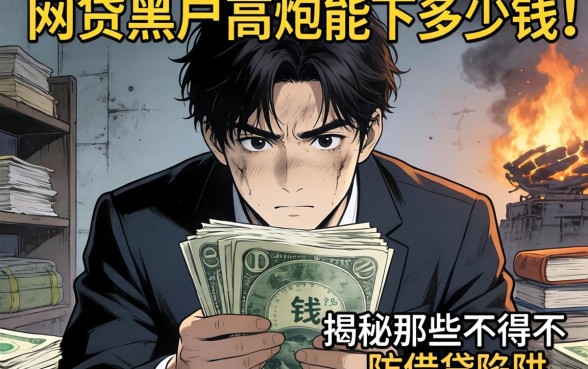 急需用钱身陷绝境？网贷黑户高炮能下多少钱？揭秘那些不得不防的借贷陷阱