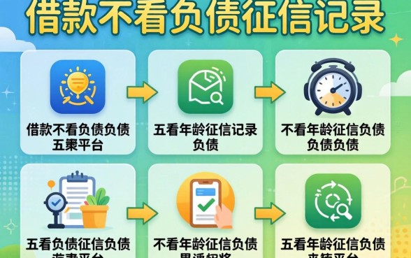 什么借款不看负债征信记录，详尽说明五个不看年龄征信负债的平台