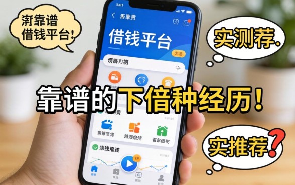 手机上有哪些靠谱的借钱平台？分享我的下款经历和实测推荐