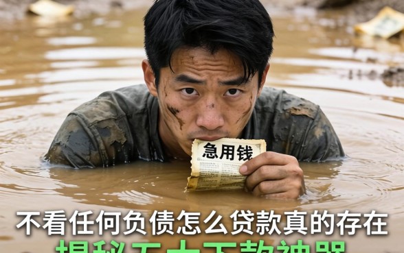 深陷债务泥潭急需用钱？不看任何负债怎么贷款真的存在吗？揭秘五大下款神器
