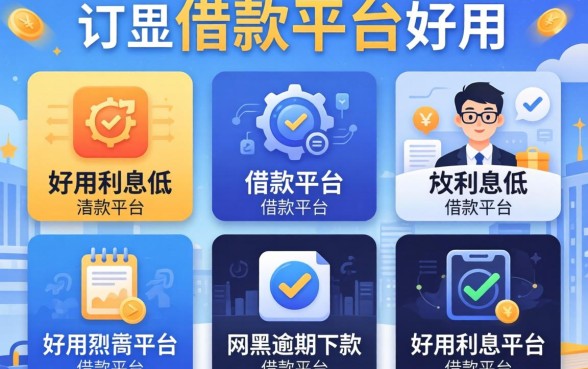 什么借款平台好用利息低的,枚举五个网黑逾期下款平台