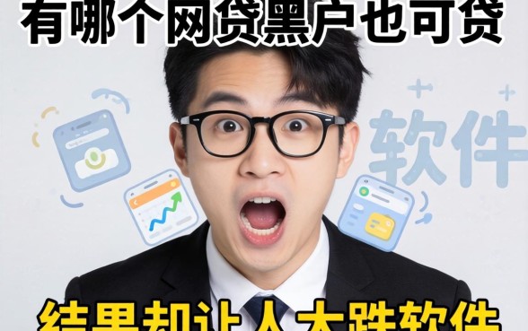 我试了那些所谓有哪个网贷黑户也可贷的软件,结果却让人大跌眼镜