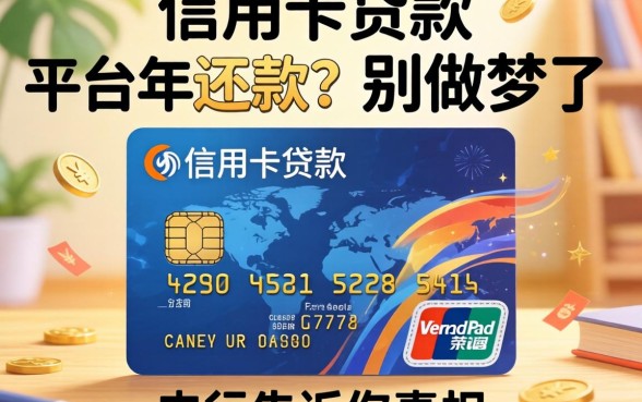 可以用信用卡贷款的平台2026年还款？别做梦了，内行告诉你真相