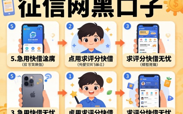 不查征信网黑的口子，详细阐述5个急用不求评分快借无忧的软件
