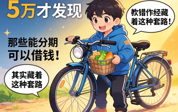 我借了5万才发现，那些能分期可以借钱的软件其实藏着这种套路