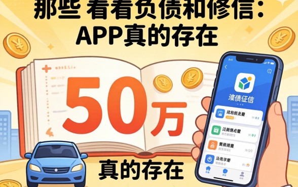 我借了50万，那些不看负债和征信的app真的存在吗