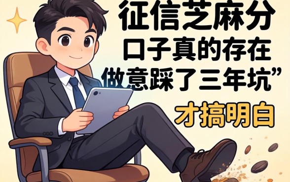 不看征信芝麻分的口子真的存在吗？做生意的我踩了三年坑才搞明白
