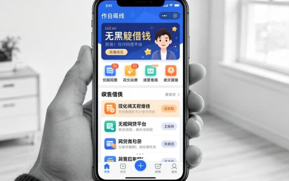 手机app哪里可以借钱的,归集5个无视黑白的网贷平台