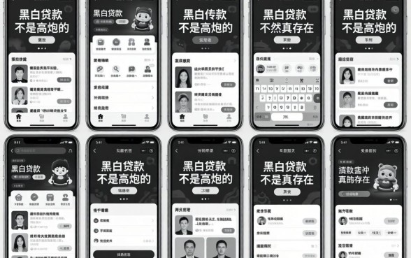 我试了十几个平台,发现黑白贷款不是高炮的平台竟然真的存在