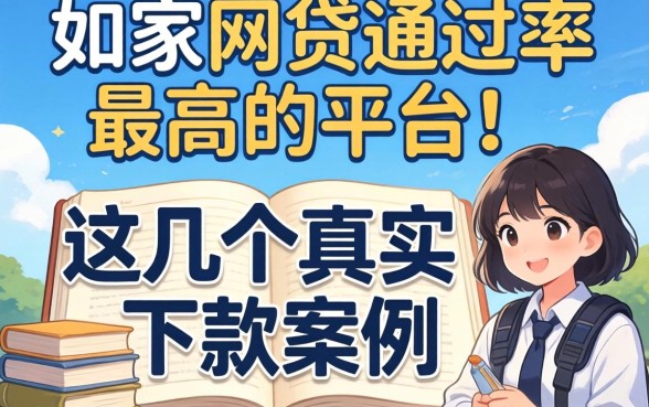 揭秘哪家网贷通过率最高的平台，这几个真实下款案例分享