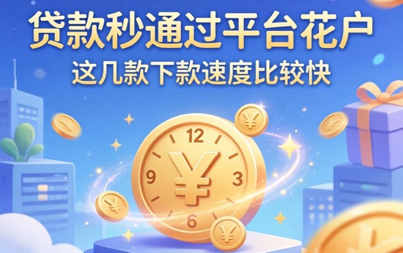揭秘贷款秒通过平台花户，这几款下款速度比较快
