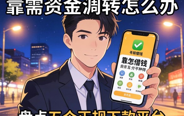 深夜急需资金周转怎么办？2026手机借钱怎么样才靠谱？盘点五个正规下款平台