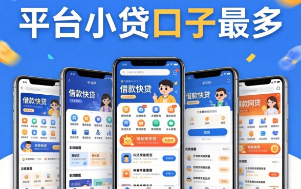哪个平台小贷口子最多，陈列5个借款快的网贷软件