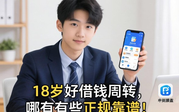 刚满18岁想借钱周转,有哪些正规靠谱的软件推荐?
