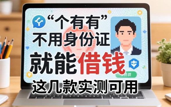 揭秘有没有不用身份证就能借钱的软件,这几款实测可用