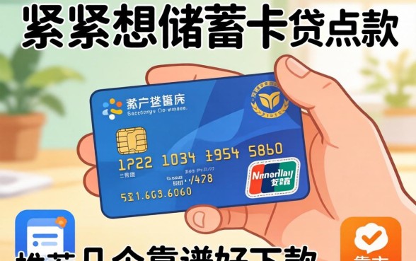手头紧想用储蓄卡贷点款,求推荐几个靠谱好下款的软件?