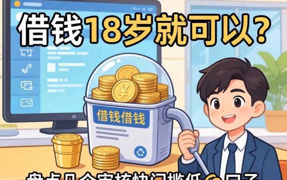 什么借钱18岁就可以？盘点几个审核快门槛低的口子