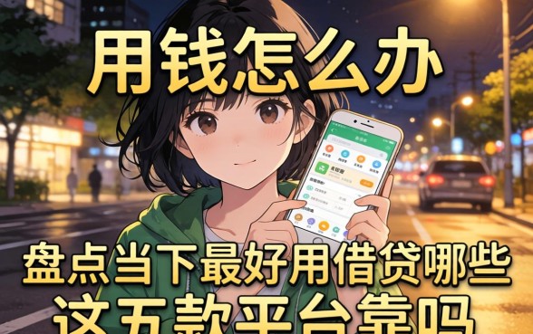 深夜急需用钱怎么办？盘点当下最好用的借贷软件有哪些，这五款平台靠谱吗？