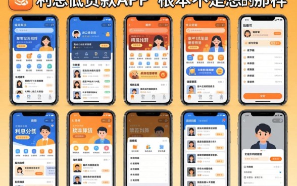 我试了十几个平台，发现利息低的贷款app根本不是你想的那样