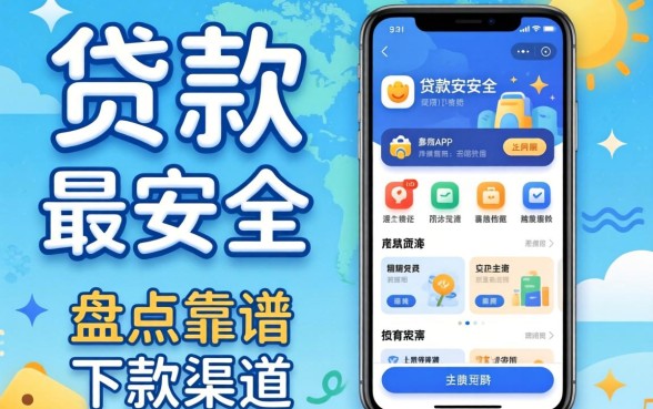 哪个app贷款最安全？盘点几个靠谱的下款渠道