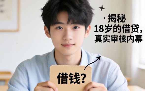 刚满18岁想借钱？揭秘针对18岁的借贷平台真实审核内幕