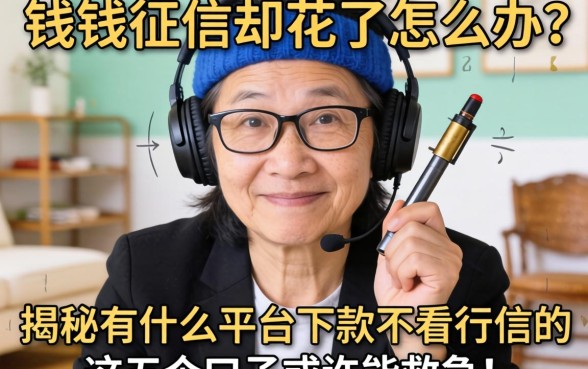 急需用钱征信却花了怎么办？揭秘有什么平台下款不看征信的，这五个口子或许能救急！