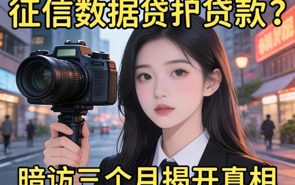 不看征信数据的贷款有哪些？我暗访三个月揭开真相