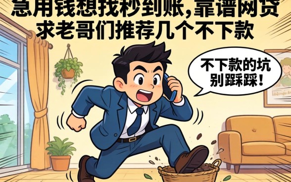 急用钱想找秒到账的靠谱网贷,求老哥们推荐几个不下款的坑别踩!